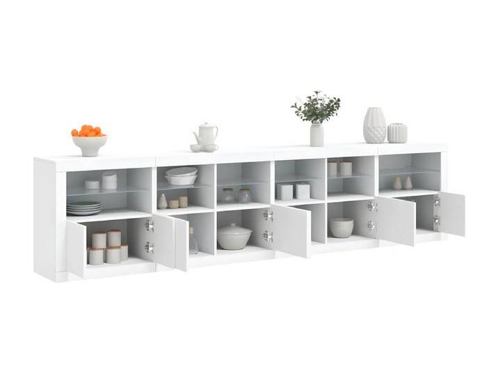 Sideboard mit LED-Leuchten Anrichte Weiß 283x37x67 cm -RM96983 von Kauf-Unique Marketplace