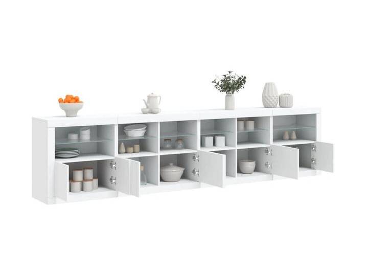Sideboard mit LED-Leuchten Weiß 283x37x67 cm von Kauf-Unique Marketplace