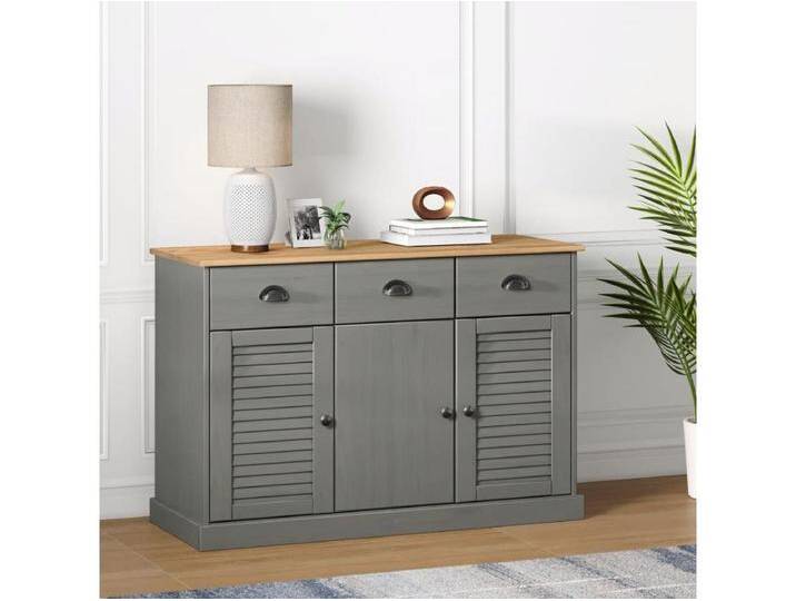 Sideboard mit Schubladen Anrichte VIGO 113x40x75 cm Massivholz Kiefer -RM57031 Sideboard mit Schubladen Anrichte VIGO 113x40x75 cm Massivholz Kiefer -RM57031 von Kauf-Unique Marketplace