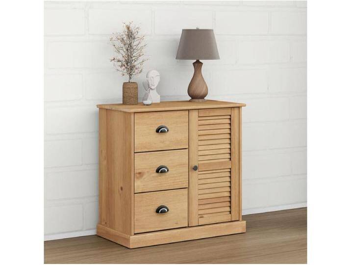 Sideboard mit Schubladen Anrichte VIGO 78x40x75 cm Massivholz Kiefer -RM57824 von Kauf-Unique Marketplace