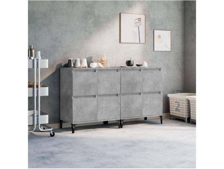 Sideboards im 2er-Set Lowboards Betongrau 60x35x70 cm Holzwerkstoff -RM83983 von Kauf-Unique Marketplace
