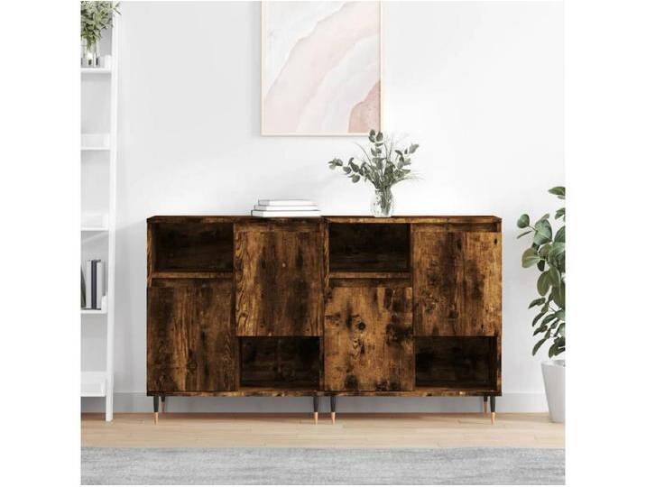 Sideboards im 2er-Set Lowboards Räuchereiche Holzwerkstoff -RM55720 Sideboards im 2er-Set Lowboards Räuchereiche Holzwerkstoff -RM55720 von Kauf-Unique Marketplace