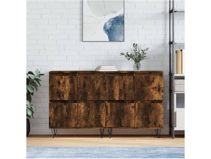 Sideboards im 2er-Set Lowboards Räuchereiche Holzwerkstoff -RM57351 Sideboards im 2er-Set Lowboards Räuchereiche Holzwerkstoff -RM57351 von Kauf-Unique Marketplace
