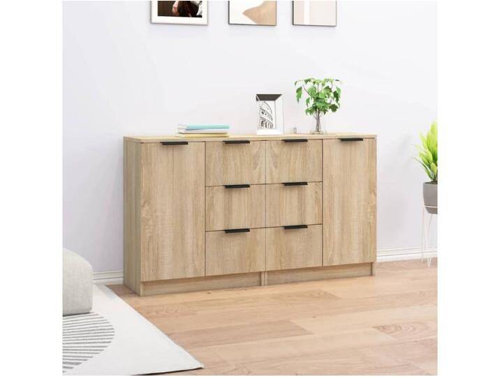 Sideboards im 2er-Set Lowboards Sonoma-Eiche 60x30x70 cm Holzwerkstoff -RM16116 Sideboards im 2er-Set Lowboards Sonoma-Eiche 60x30x70 cm Holzwerkstoff -RM16116 von Kauf-Unique Marketplace