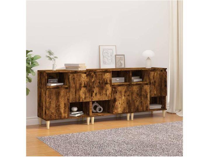 Sideboards im 3er-Set Lowboards Räuchereiche 60x35x70 cm Holzwerkstoff -RM40119 Sideboards im 3er-Set Lowboards Räuchereiche 60x35x70 cm Holzwerkstoff -RM40119 von Kauf-Unique Marketplace