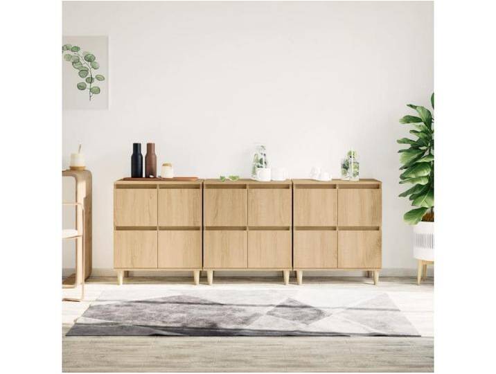 Sideboards im 3er-Set Lowboards Sonoma-Eiche 60x35x70 cm Holzwerkstoff -RM36622 Sideboards im 3er-Set Lowboards Sonoma-Eiche 60x35x70 cm Holzwerkstoff -RM36622 von Kauf-Unique Marketplace