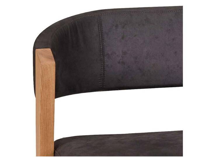 Sitzbank Esszimmer in Anthrazit Microfaser Gestell Wildeiche Sitzbank Esszimmer in Anthrazit Microfaser Gestell Wildeiche von Kauf-Unique Marketplace