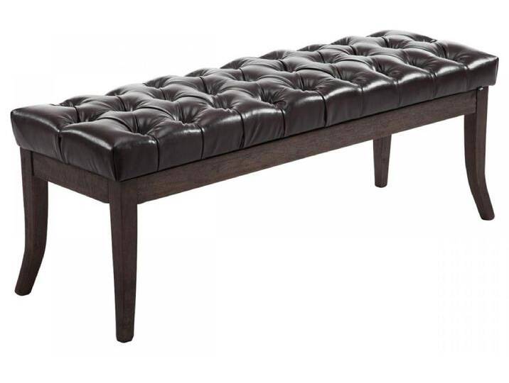 Sitzbank - Kunstleder & Holz - braun - Ramses von Kauf-Unique Marketplace