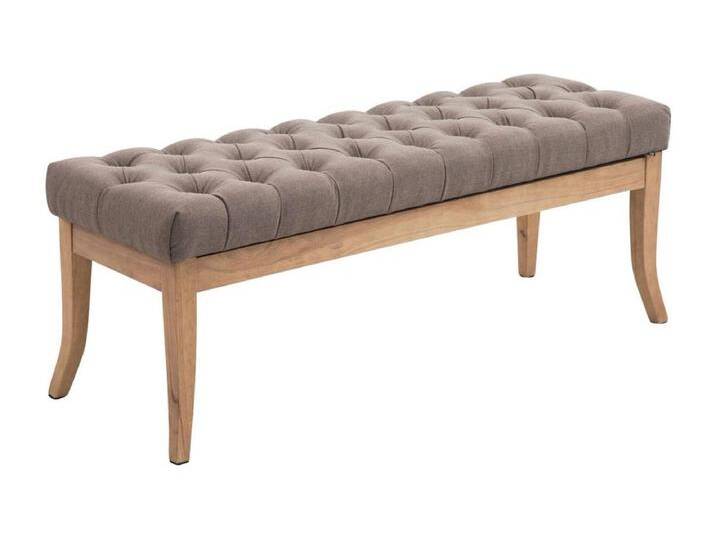 Sitzbank - Stoff & Holz - taupe - Ramses von Kauf-Unique Marketplace