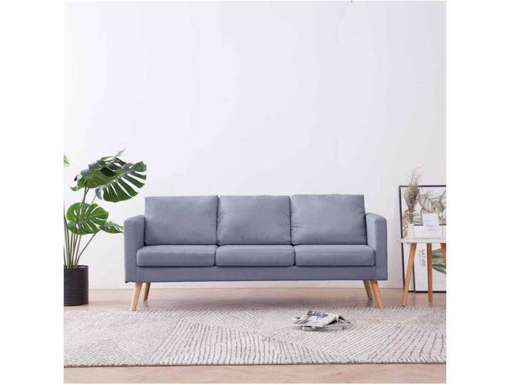 Sofa 3-Sitzer Stoff Hellgrau von Kauf-Unique Marketplace
