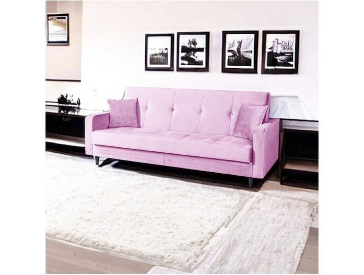 Sofa Luna Schlafsofa im skandinavisches Stil, Couch mit Schlaffunktion und Bettkasten, Polstersofa für Wohnzimmer 213 cm, rosa Sofa Luna Schlafsofa im skandinavisches Stil, Couch mit Schlaffunktion und Bettkasten, Polstersofa für Wohnzimmer 213 cm, rosa von Kauf-Unique Marketplace