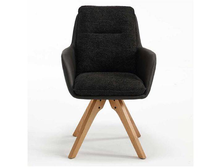 Speisezimmer Armlehner in Anthrazit Eichefarben (2er Set) von Kauf-Unique Marketplace