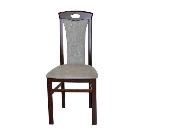 Stühle Nussbaumfarben Bezug Hellgrau hoher Lehne (2er Set) von Kauf-Unique Marketplace