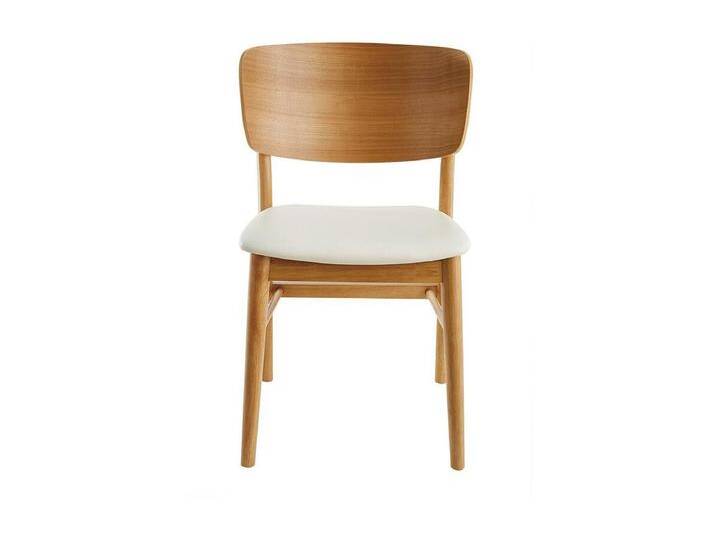 Stühle in Weiß und hellem Holz (2er-Set) SHELDON von Kauf-Unique Marketplace