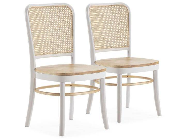 Stuhl-set 2er Vesta weiß/eiche Stuhl-set 2er Vesta weiß/eiche von Kauf-Unique Marketplace