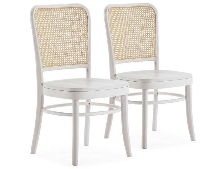 Stuhl-set 2er Vesta weiß von Kauf-Unique Marketplace