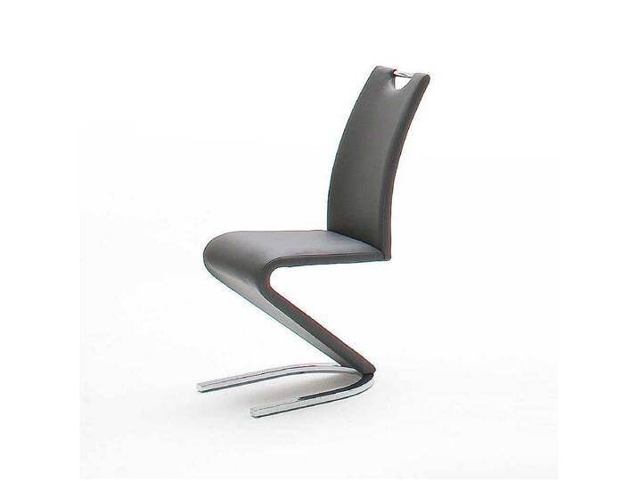 Swingstuhl aus Kunstleder Grau (2er Set) von Kauf-Unique Marketplace