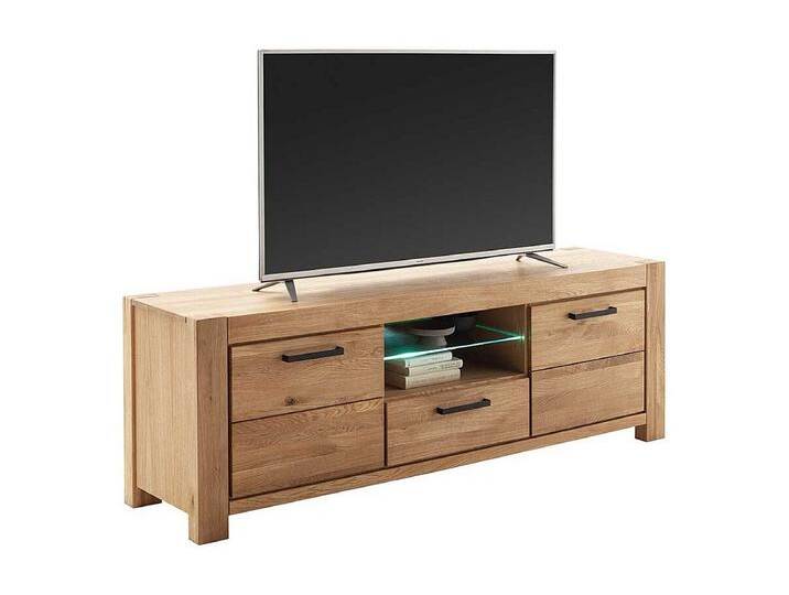 TV Lowboard Lowboard in Wildeichefarben mit Schubladen von Kauf-Unique Marketplace