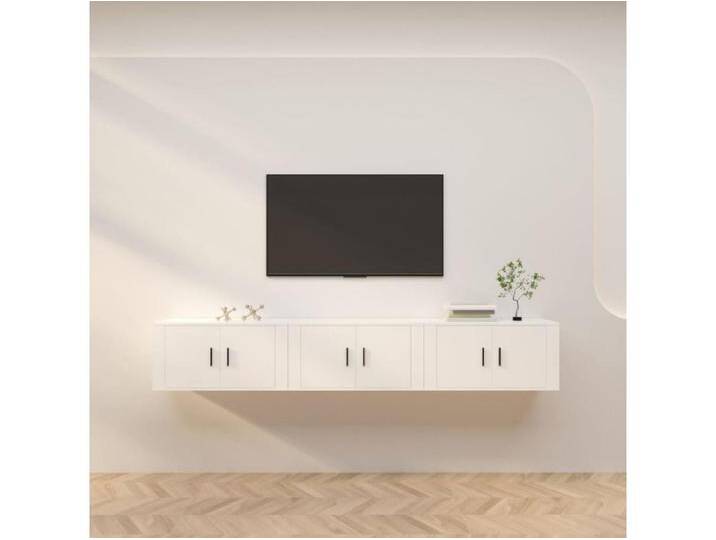 TV-Schränke,TV-Wandschränke 3 Stk. Weiß 80x34,5x40 cm -gkd218817 von Kauf-Unique Marketplace