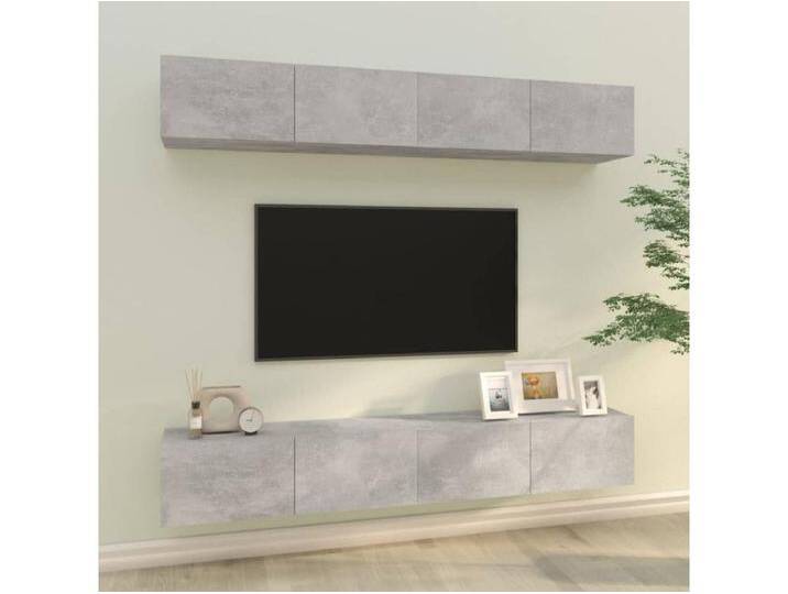 TV-Schränke,TV-Wandschränke 4 Stk. Betongrau 100x30x30 cm -gkd62951 von Kauf-Unique Marketplace