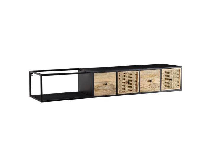 TV Schrank Lowboard Hängend 150x25x35 cm Fernsehkommode Holz Metall von Kauf-Unique Marketplace