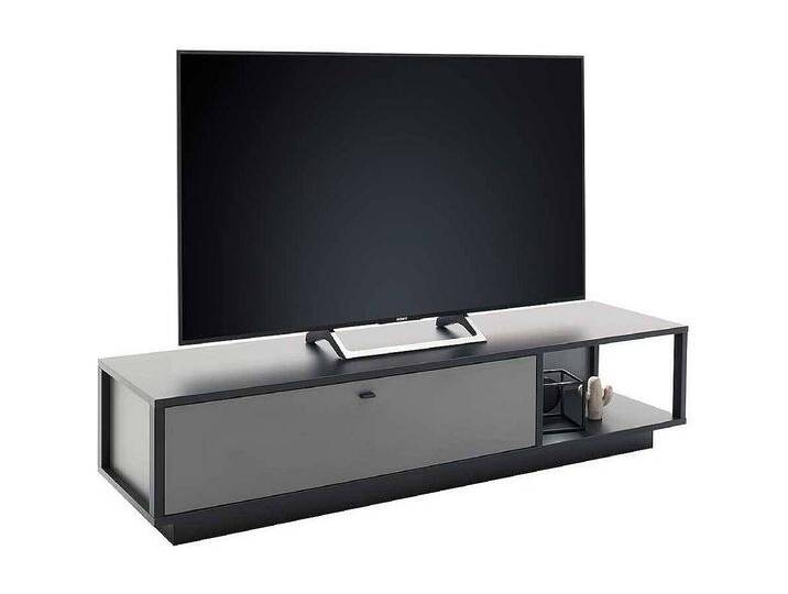 TV Tisch in Grau einer Schublade & offenem Fach TV Tisch in Grau einer Schublade & offenem Fach von Kauf-Unique Marketplace