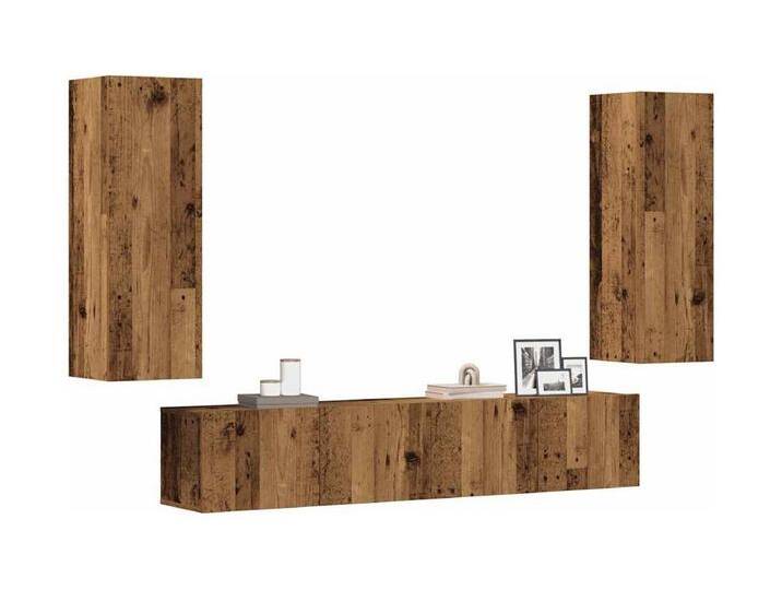 TV-Wandschränke 4 Stk. Altholz-Optik Holzwerkstoff TV-Wandschränke 4 Stk. Altholz-Optik Holzwerkstoff von Kauf-Unique Marketplace