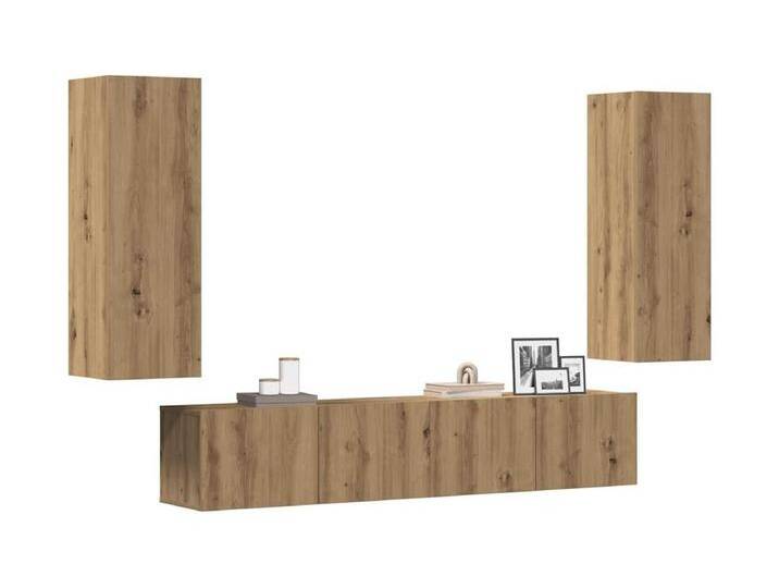 TV-Wandschränke 4 Stk. Artisan-Eiche Holzwerkstoff TV-Wandschränke 4 Stk. Artisan-Eiche Holzwerkstoff von Kauf-Unique Marketplace