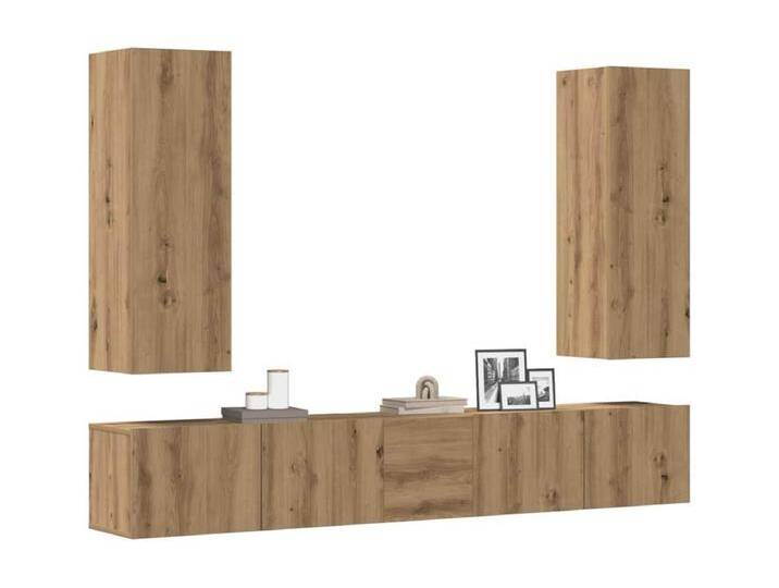 TV-Wandschränke 5 Stk. Artisan-Eiche Holzwerkstoff von Kauf-Unique Marketplace