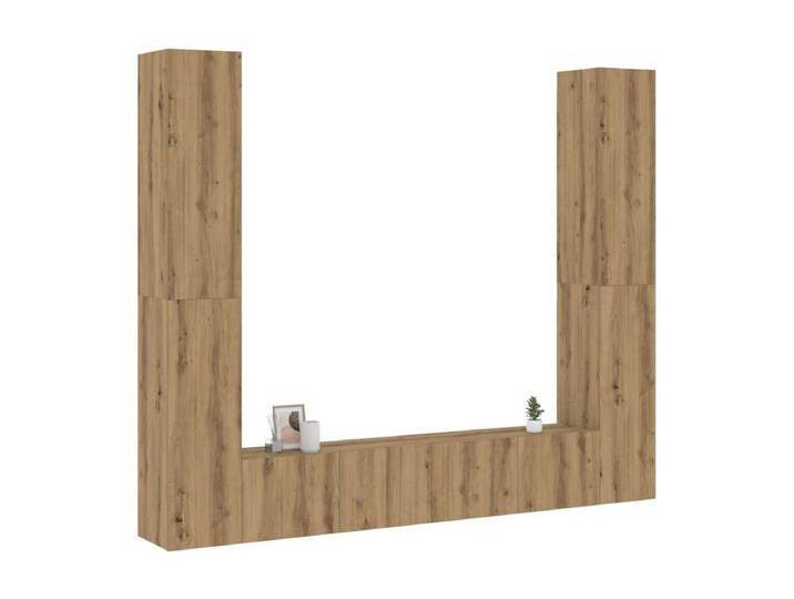 TV-Wandschränke 6 Stk. Artisan-Eiche Holzwerkstoff von Kauf-Unique Marketplace
