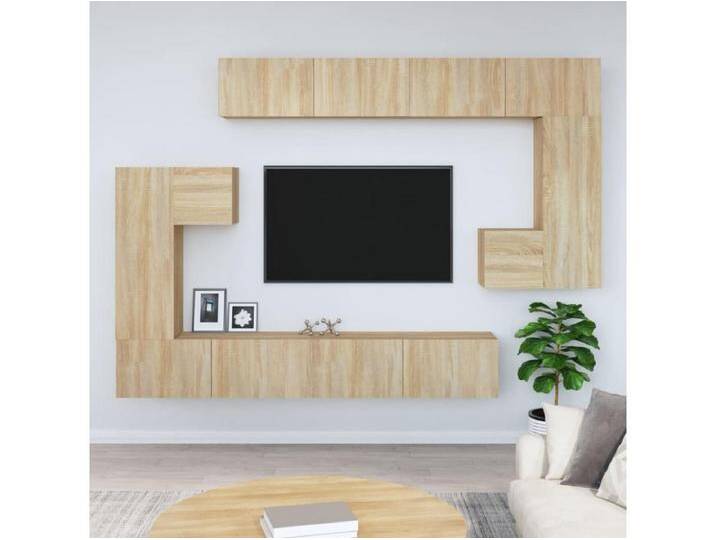 TV-Wandschrank Sonoma-Eiche Holzwerkstoff von Kauf-Unique Marketplace