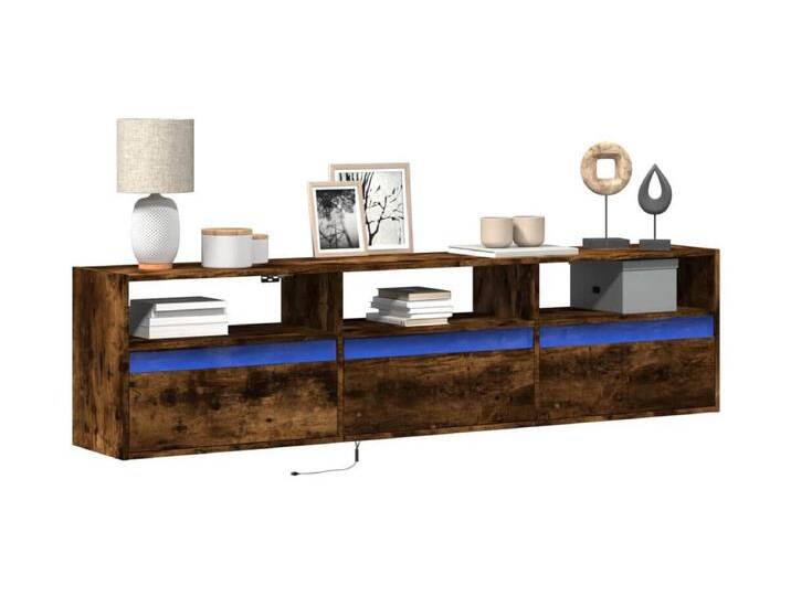 TV-Wandschrank mit LED Räuchereiche 180x31x45 cm TV-Wandschrank mit LED Räuchereiche 180x31x45 cm von Kauf-Unique Marketplace