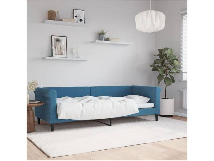 Tagesbett,Sofabett Blau 80x200 cm Samt -gkd80230 von Kauf-Unique Marketplace