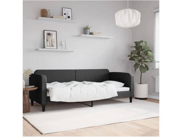 Tagesbett,Sofabett Schwarz 80x200 cm Stoff -gkd31478 von Kauf-Unique Marketplace
