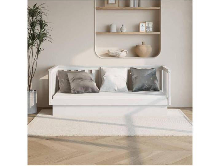 Tagesbett,Sofabett Weiß 75x190 cm Massivholz Kiefer -gkd17676 von Kauf-Unique Marketplace