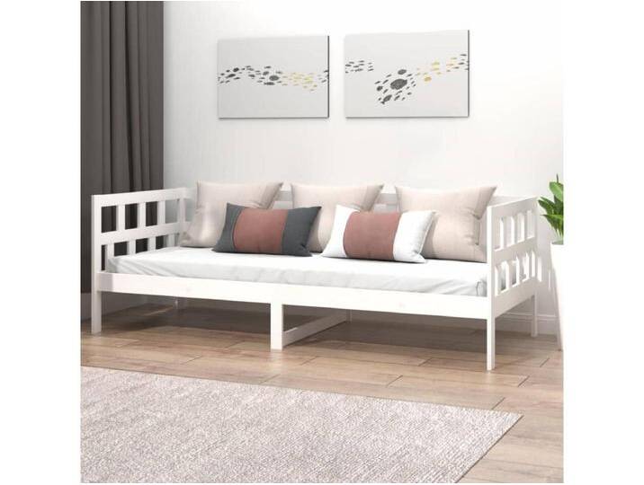 Tagesbett,Sofabett Weiß Massivholz Kiefer 80x200 cm -gkd56820 von Kauf-Unique Marketplace