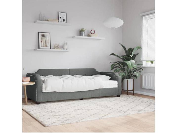 Tagesbett,Sofabett mit Matratze Dunkelgrau 80x200 cm Stoff -gkd34628 von Kauf-Unique Marketplace