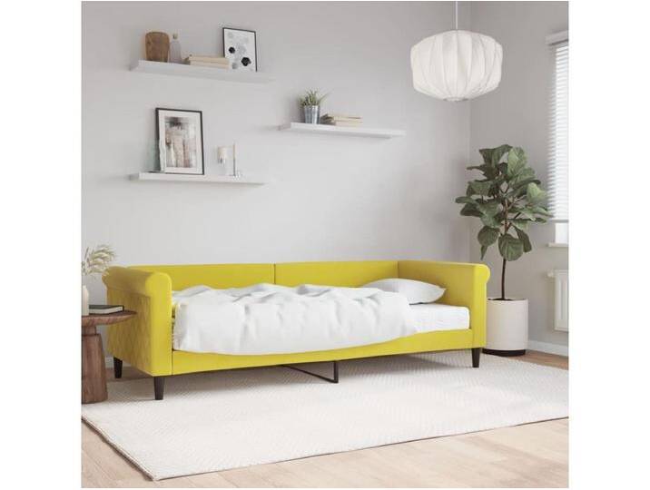 Tagesbett,Sofabett mit Matratze Gelb 80x200 cm Samt -gkd18110 von Kauf-Unique Marketplace