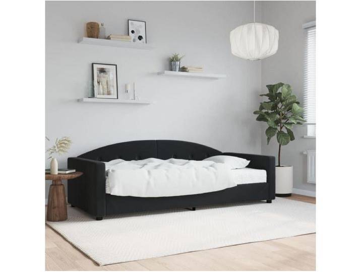 Tagesbett,Sofabett mit Matratze Schwarz 90x190 cm Samt -gkd54229 von Kauf-Unique Marketplace