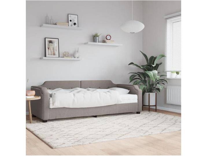 Tagesbett,Sofabett mit Matratze Taupe 80x200 cm Stoff -gkd28159 von Kauf-Unique Marketplace