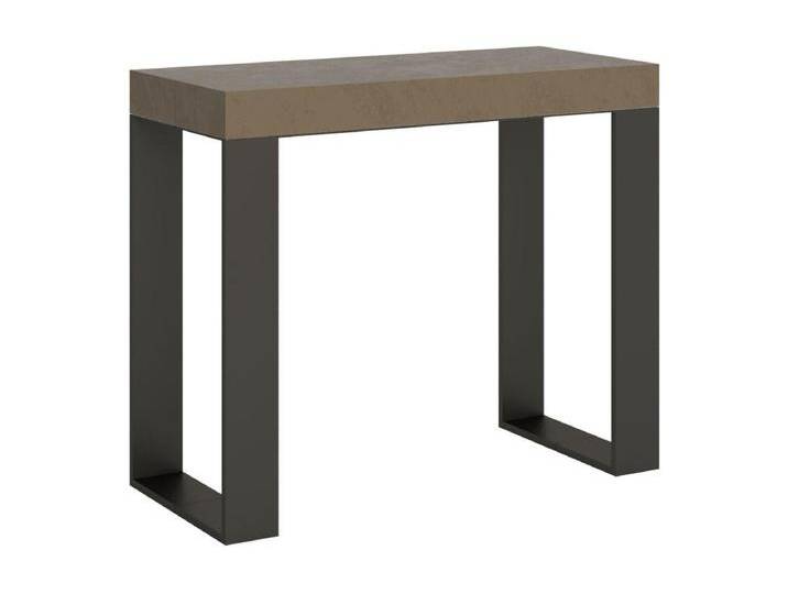 Tecno Small taubengrauer ausziehbarer Konsolentisch 90x40/196 cm von Kauf-Unique Marketplace
