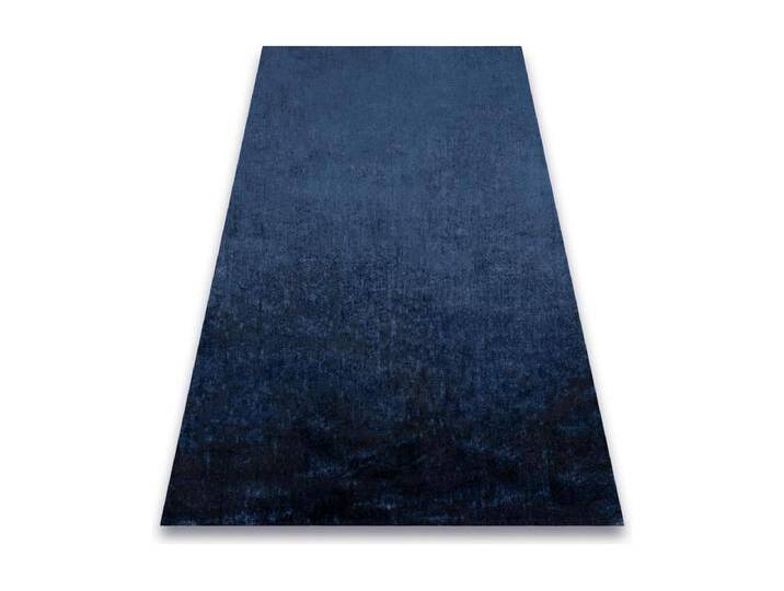 Teppich VISCO dunkelblau 10 Plüsch, IMITATION VON KANINCHENPELZ 160x220 cm von Kauf-Unique Marketplace