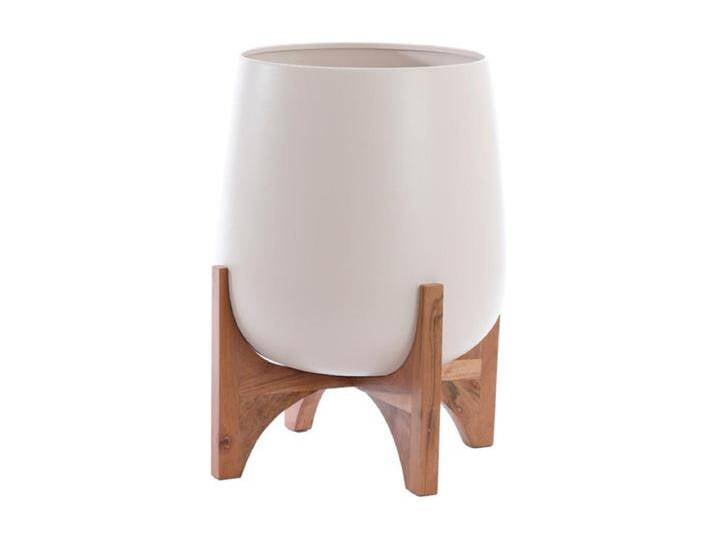 Topf KARUNA - Ø44x53cm - Weiß von Kauf-Unique Marketplace