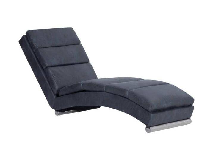 Valentina Isabel Chaiselongue Grau Wildleder-Optik von Kauf-Unique Marketplace