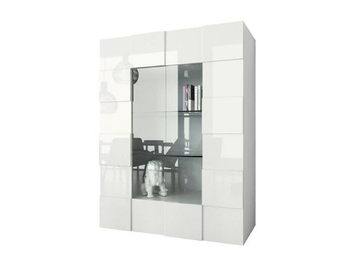 Vitrine LONDON glänzend weiß von Kauf-Unique Marketplace