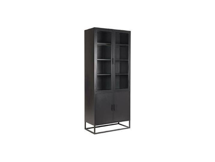 Vitrine Level - Schwarz - Metall - 80x40x190 cm von Kauf-Unique Marketplace