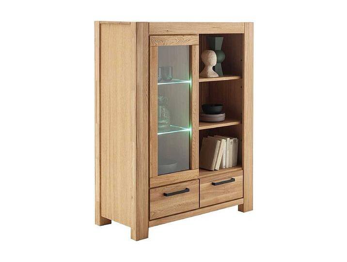 Vitrinenschrank Wohnzimmervitrine mit Glastür und zwei Schubladen Vitrinenschrank Wohnzimmervitrine mit Glastür und zwei Schubladen von Kauf-Unique Marketplace