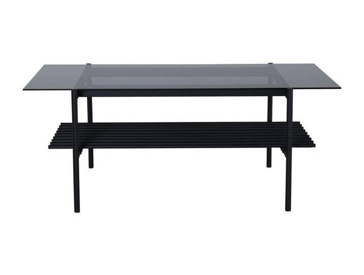 VonStaf Couchtisch mit Ablage 60x120 cm Glas schwarz. von Kauf-Unique Marketplace