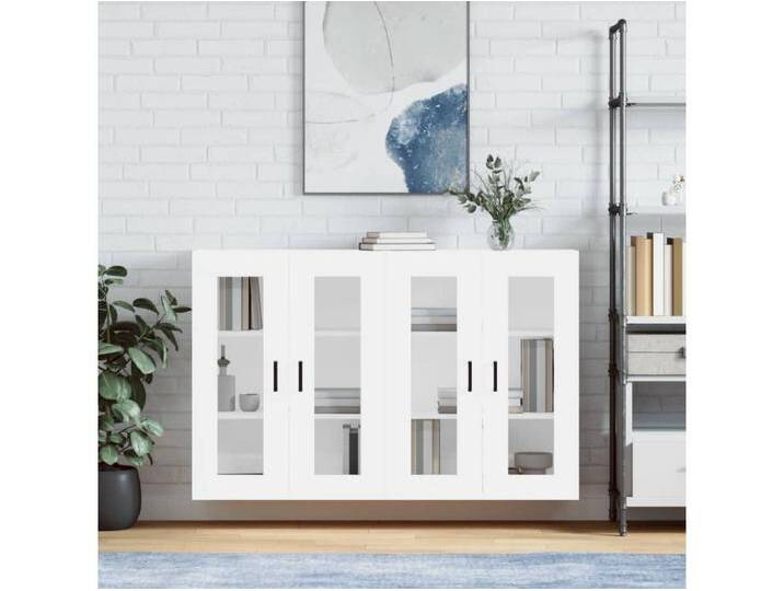 Wandschränke 2 Stk. Weiß Holzwerkstoff von Kauf-Unique Marketplace