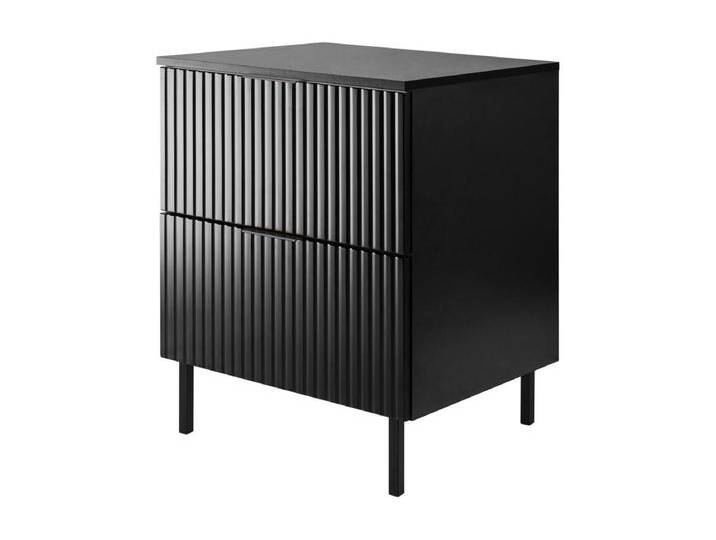 Waschbeckunterschrank, Schwarz, 60 x 77 x 46 cm, schwarzer Griff, schwarze Beine + Arbeitsplatte von Kauf-Unique Marketplace